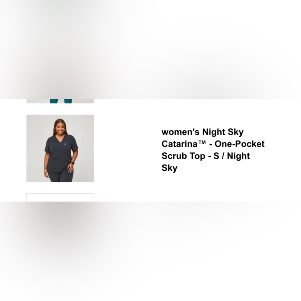 Catarina Fig Scrub Top - Picture 5 of 6